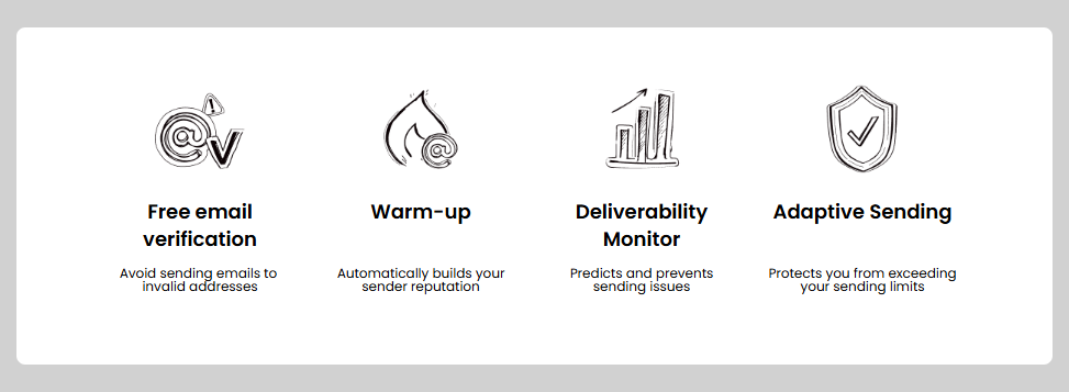 Woodpecker top features to boost your email marketing.