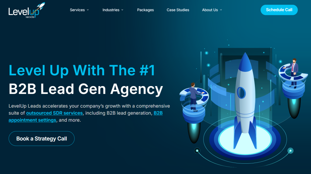 best cold outreach services in usa - LevelUp Leads