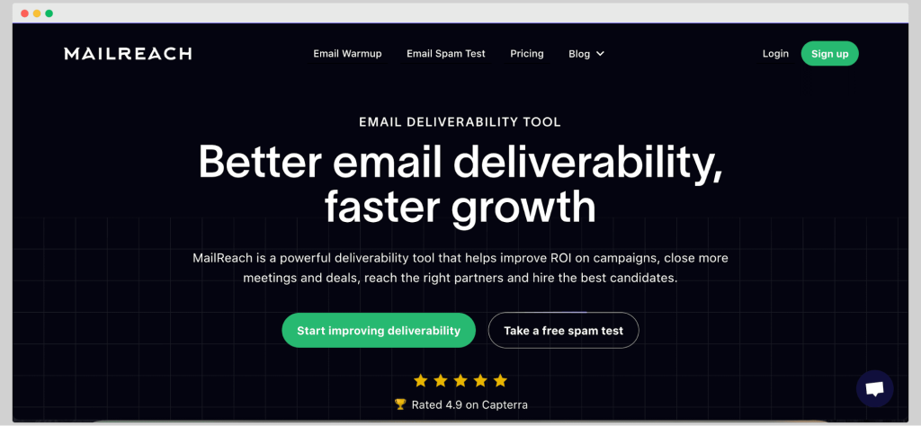 Mailreach API - a deliverability and inbox warming solution.