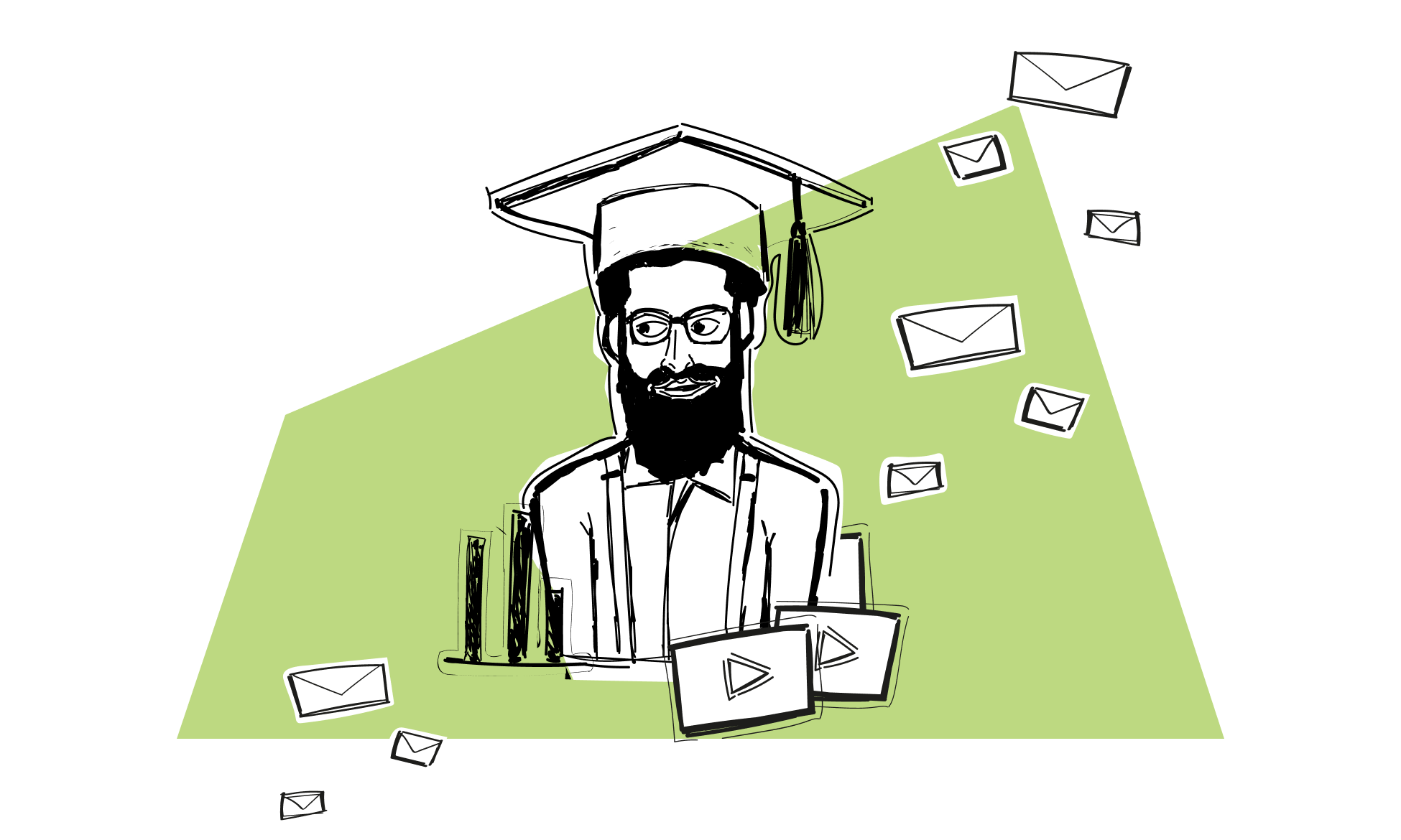 Academia Woodpecker - lanzamiento del curso por correo electrónico en frío